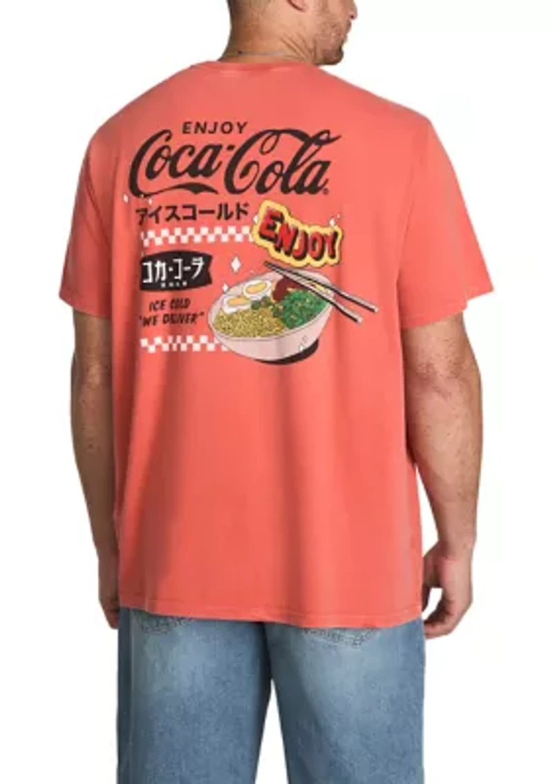 Big & Tall Coca Cola Graphic T-Shirt