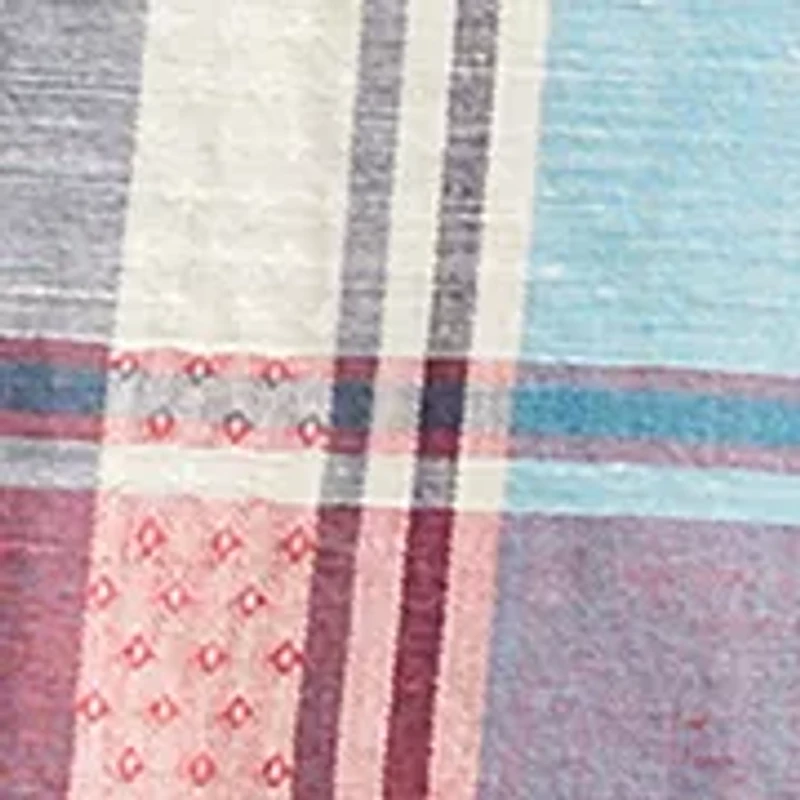 Plaid Linen Camp Shirt