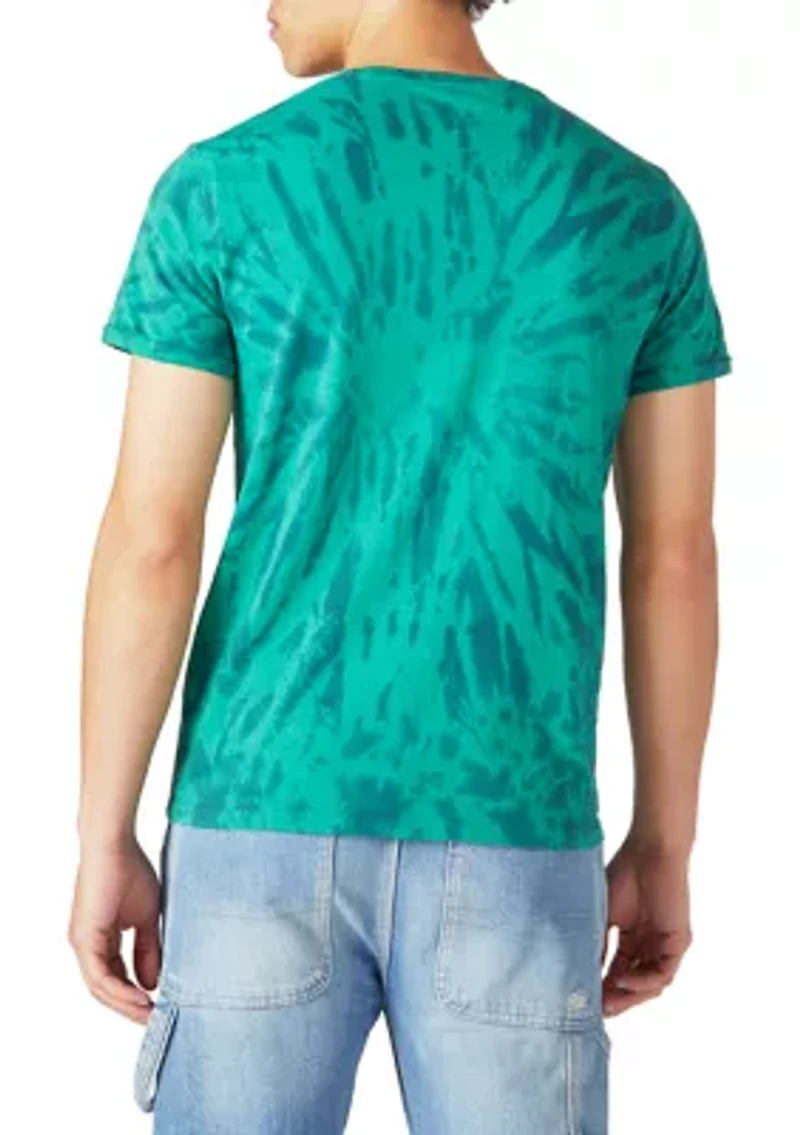 Lucky Clover Tie Dye Graphic T-Shirt