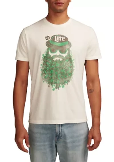 Miller Lite Beard Graphic T-Shirt