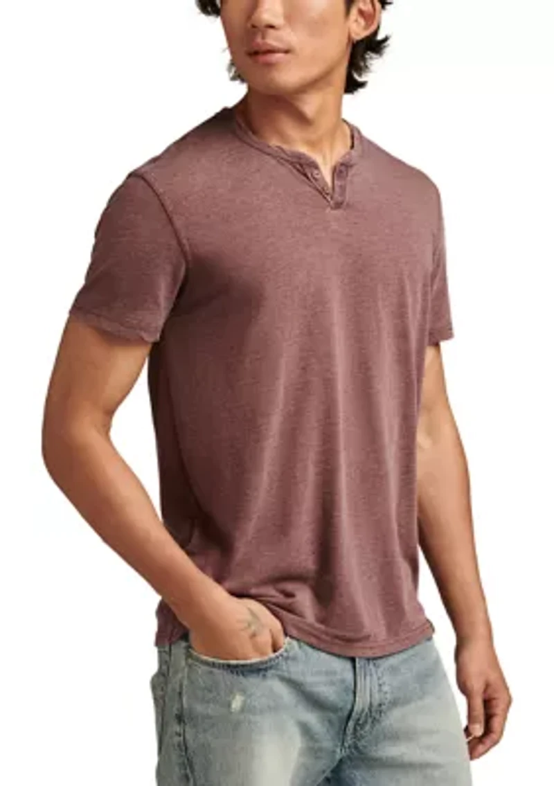 Big & Tall Short Sleeve Venice Burnout T-Shirt