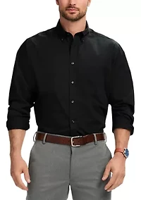 Long Sleeve Regular Button Down Solid Shirt