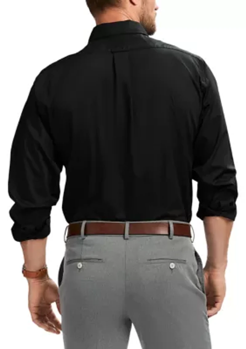 Long Sleeve Regular Button Down Solid Shirt