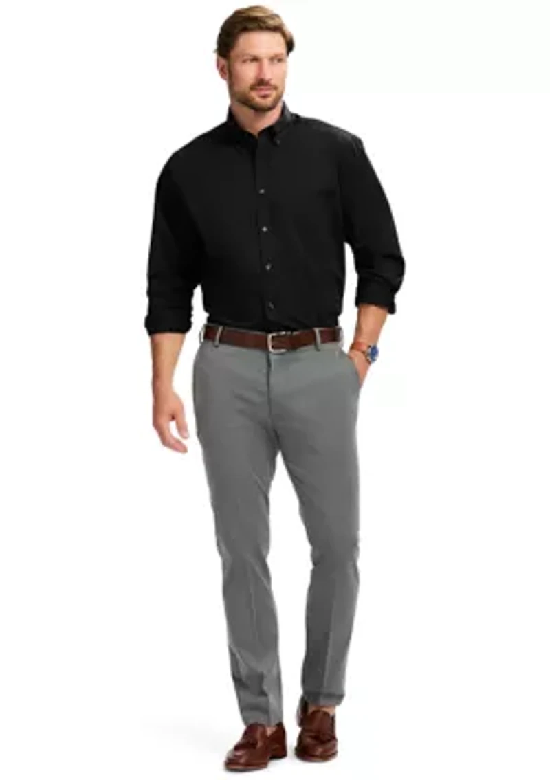 Long Sleeve Regular Button Down Solid Shirt