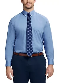 Big & Tall All-Over Stretch Button Down Shirt