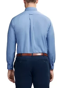 Big & Tall All-Over Stretch Button Down Shirt