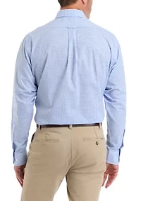 Long Sleeve Regular Button Down Check Shirt