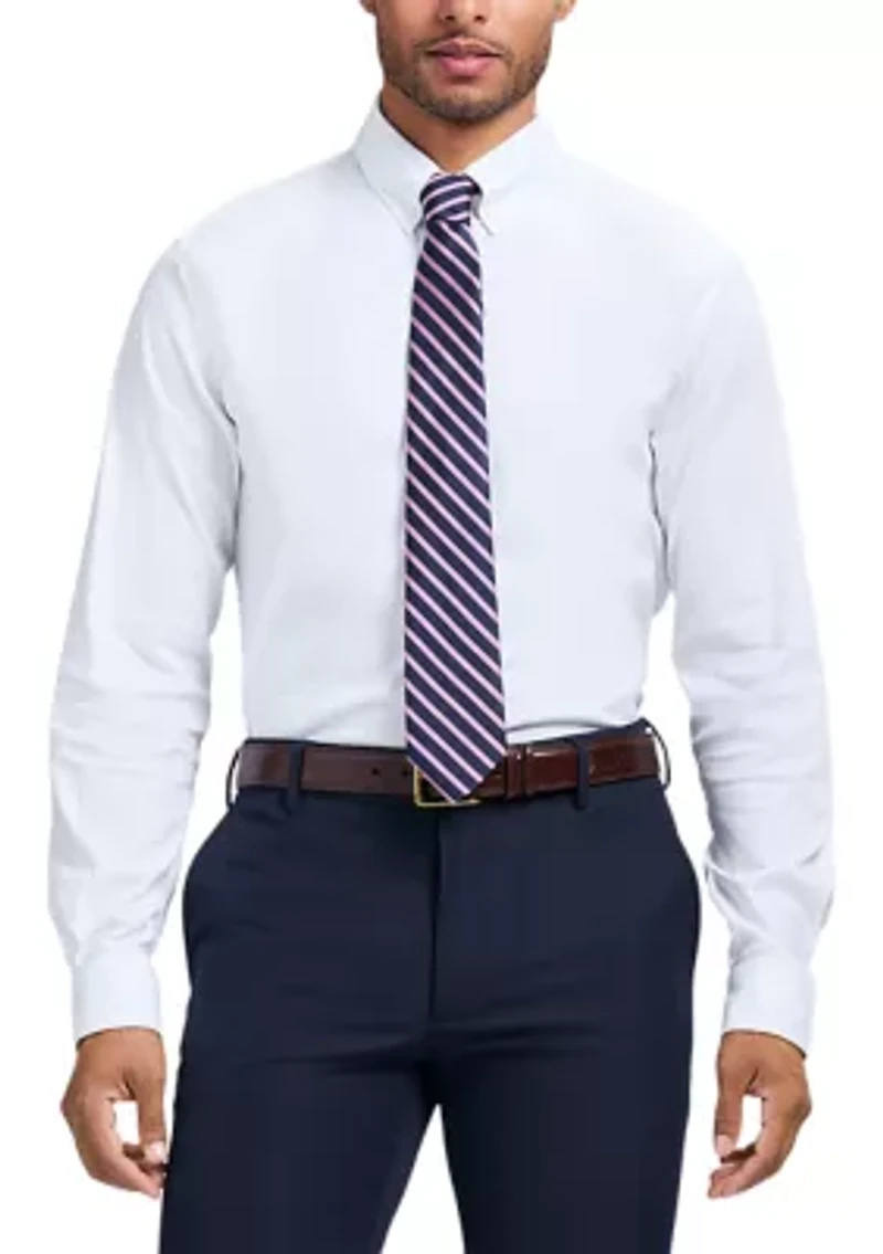 Regular Fit All-Over Stretch Button Down Shirt