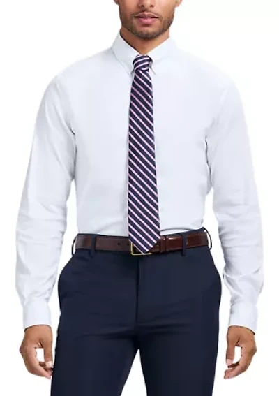 Regular Fit All-Over Stretch Button Down​​ Shirt