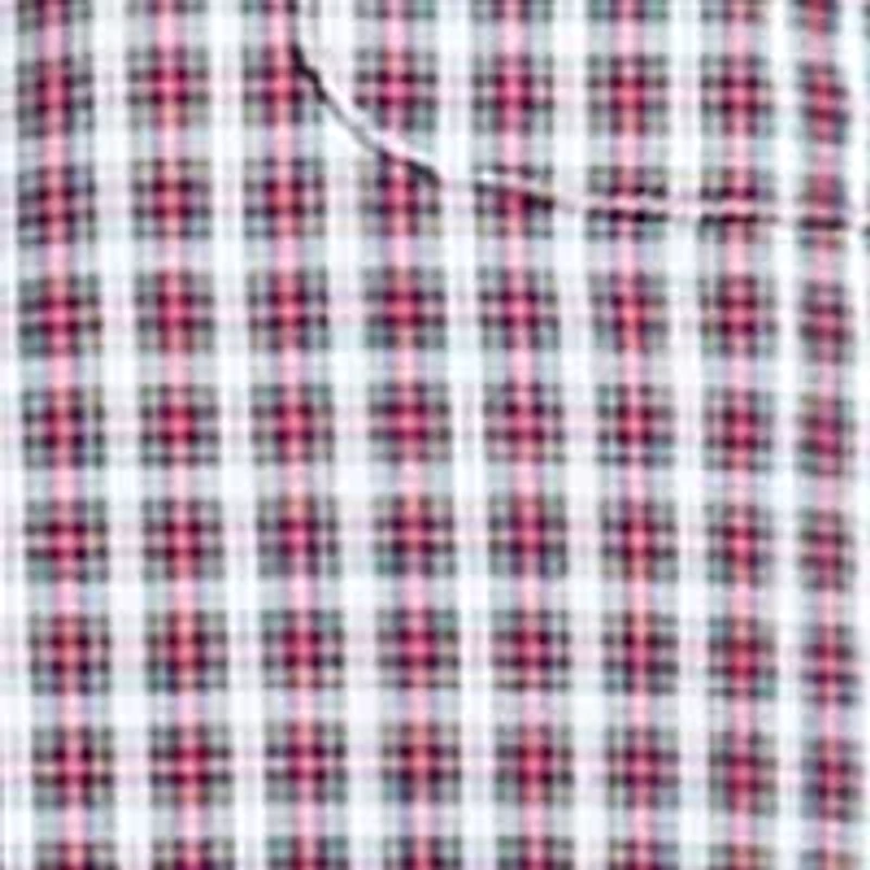 Big & Tall Tartan Stretch Regular Fit Button Down Shirt