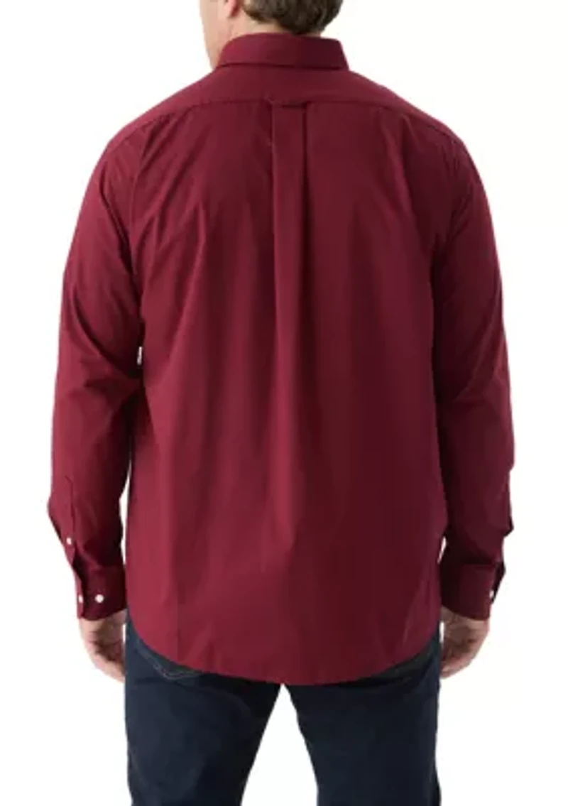 Big & Tall Fashion Stretch Regular Fit Button Down Shirt