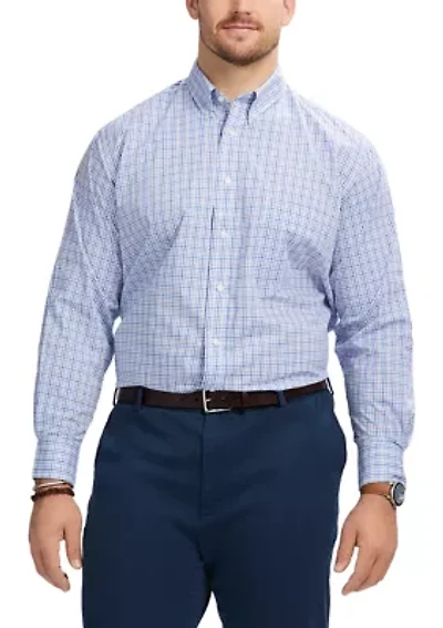 Big & Tall Fashion Stretch Regular Fit Button Down​ Shirt