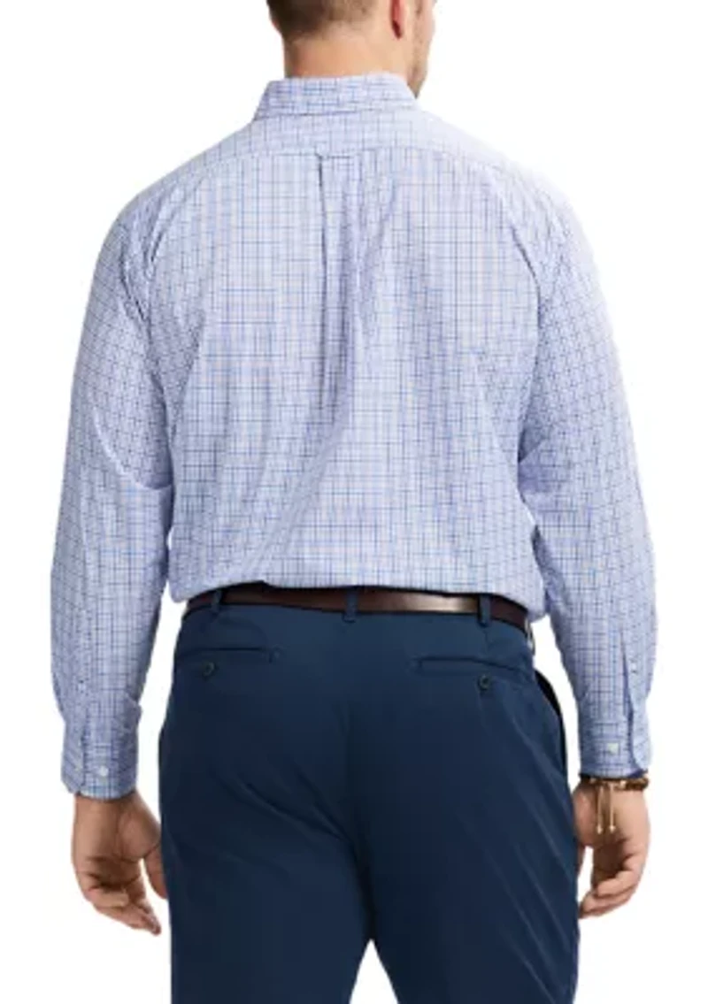 Big & Tall Fashion Stretch Regular Fit Button Down​ Shirt