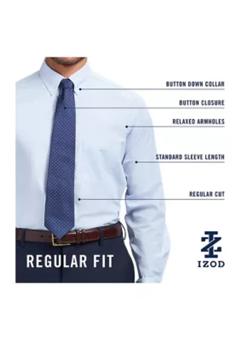 Fashion Stretch Regular Fit Button Down