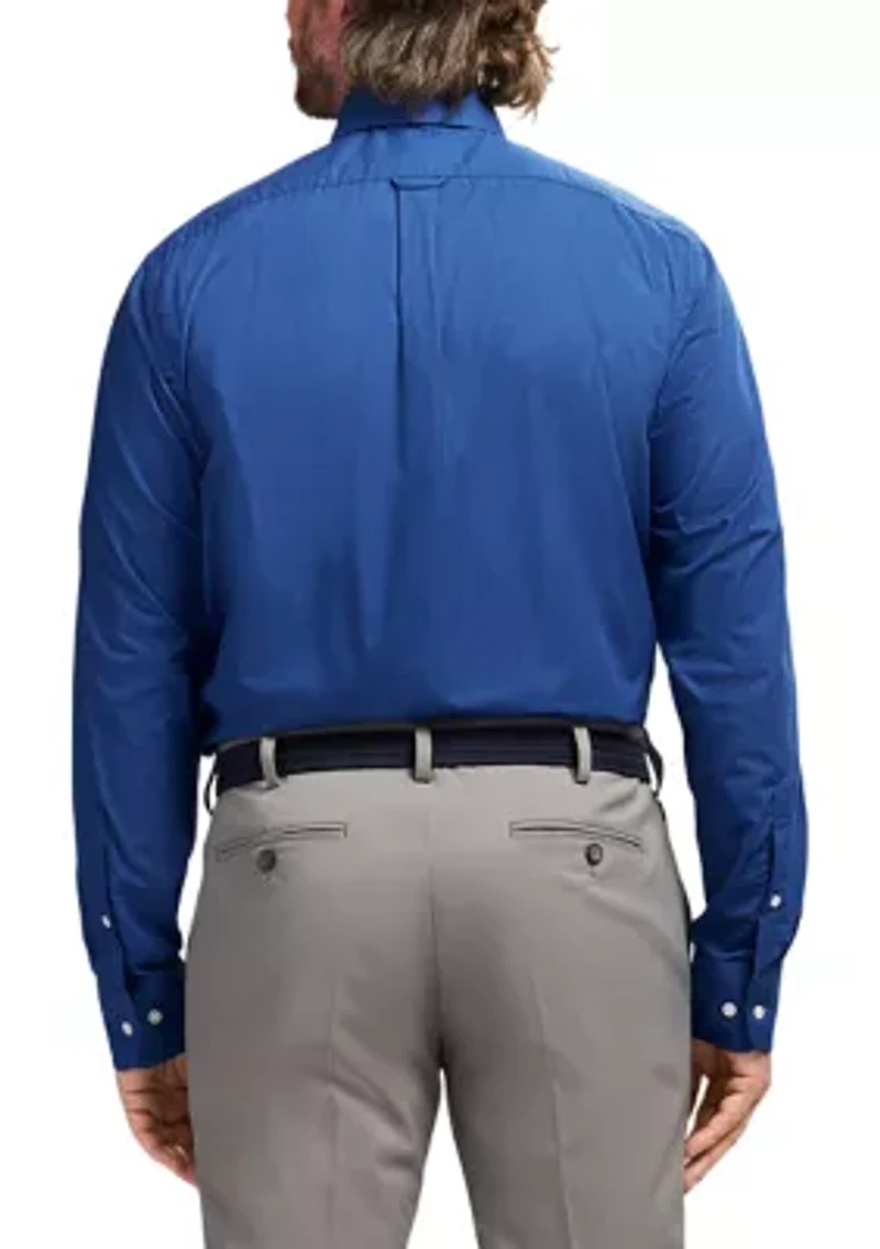 Long Sleeve All Over Stretch Regfular Fit Button Down Shirt