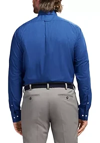 Long Sleeve All Over Stretch Regfular Fit Button Down Shirt