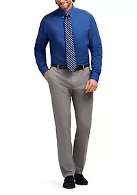 Long Sleeve All Over Stretch Regfular Fit Button Down Shirt