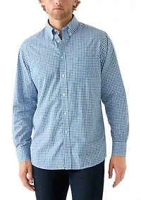 All-Over Stretch Regular Fit Button Down