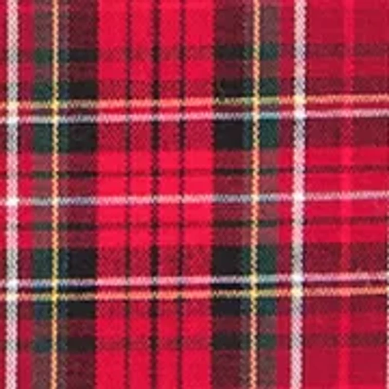 Long Sleeve All Over Stretch Regfular Fit Tartan Button Down Shirt