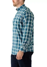 Big & Tall Tartan Plaid Dress Shirt