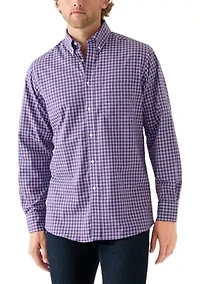 Men's All-Over Stretch Regular Fit Button Down Shirt
