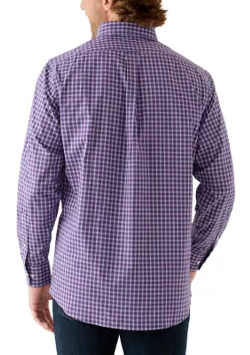 Men's All-Over Stretch Regular Fit Button Down Shirt