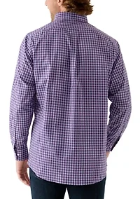 Men's All-Over Stretch Regular Fit Button Down Shirt