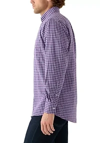 Men's All-Over Stretch Regular Fit Button Down Shirt