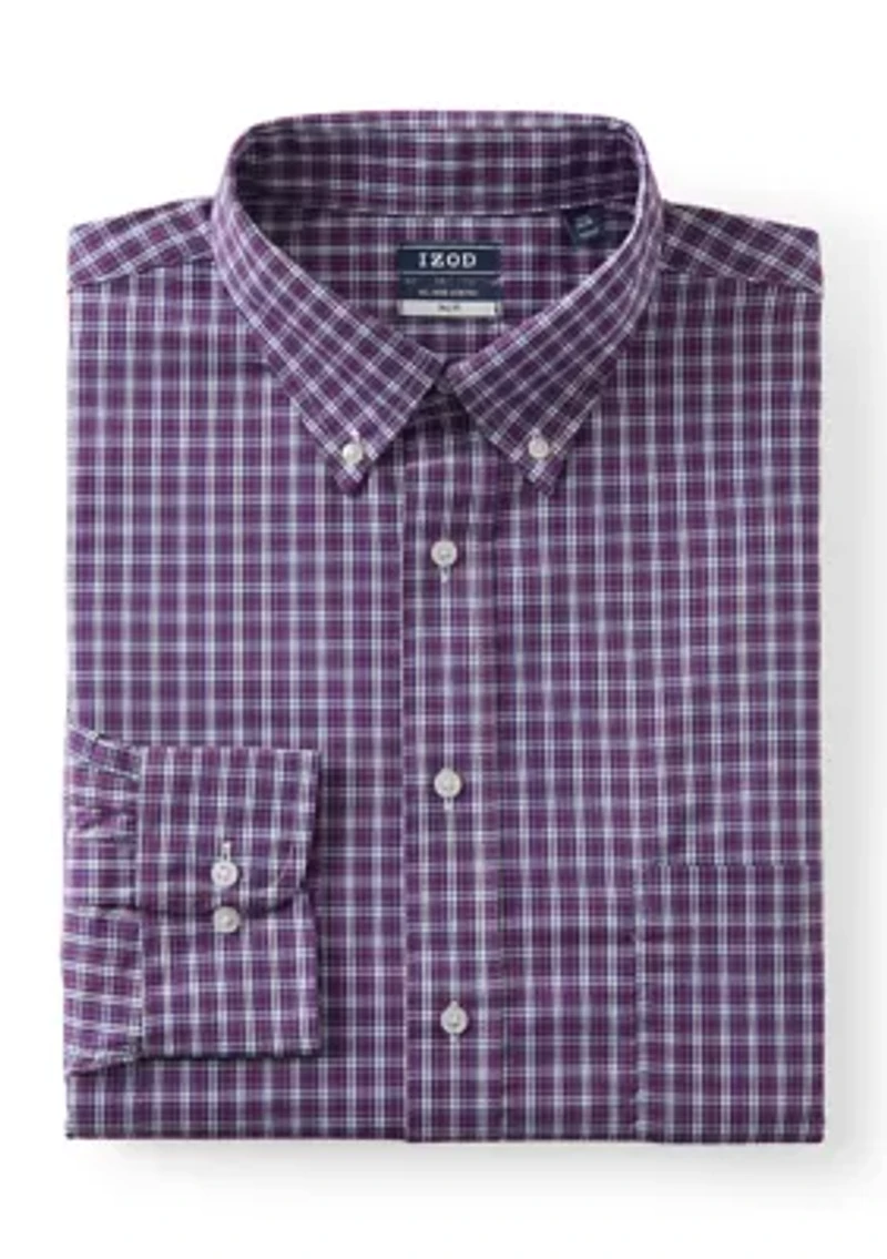 Big & Tall All-Over Stretch Button Down Shirt
