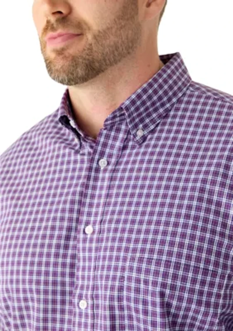 Big & Tall All-Over Stretch Button Down Shirt