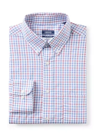 Long Sleeve Tattersall Check Dress Shirt