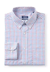 Long Sleeve Tattersall Check Dress Shirt