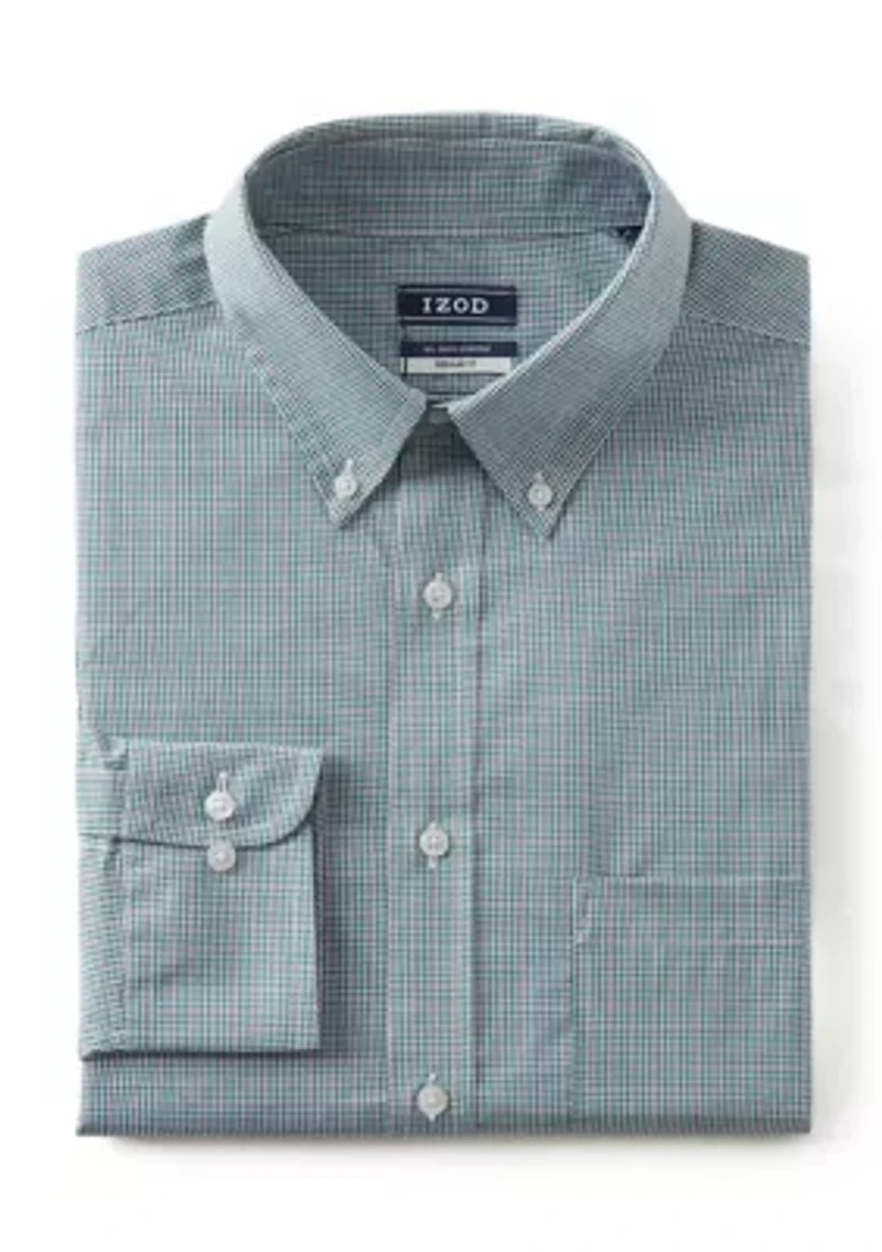 All-Over Stretch Regular Fit Button Down Shirt