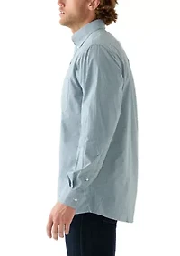 All-Over Stretch Regular Fit Button Down Shirt