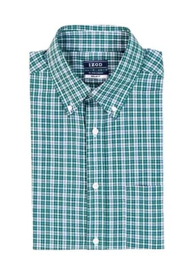 Long Sleeve All Over Stretch Regular Fit Button Down Shirt