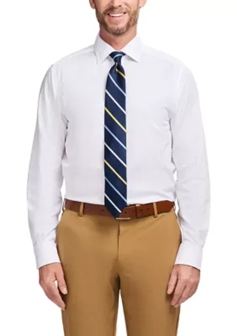Royal Texture Regular Fit Hidden Button Down Shirt