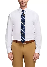 Royal Texture Regular Fit Hidden Button Down Shirt