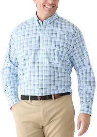 Big & Tall Button Down Fashion Stretch Shirt
