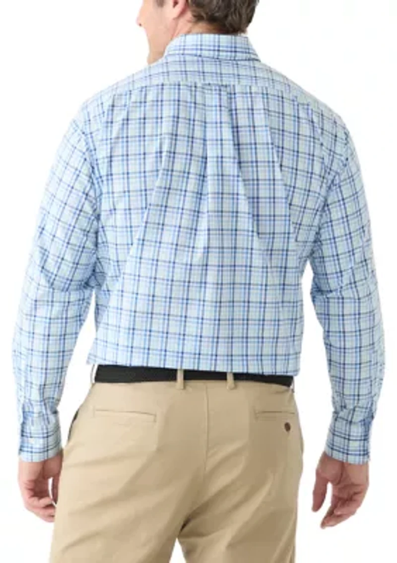 Big & Tall Button Down Fashion Stretch Shirt