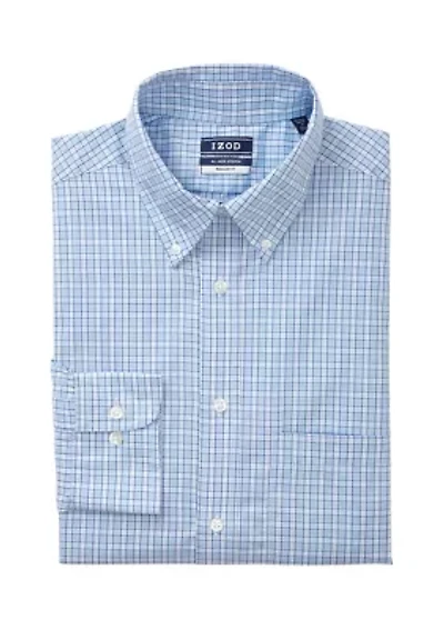 Check Allover Stretch Button Down Shirt