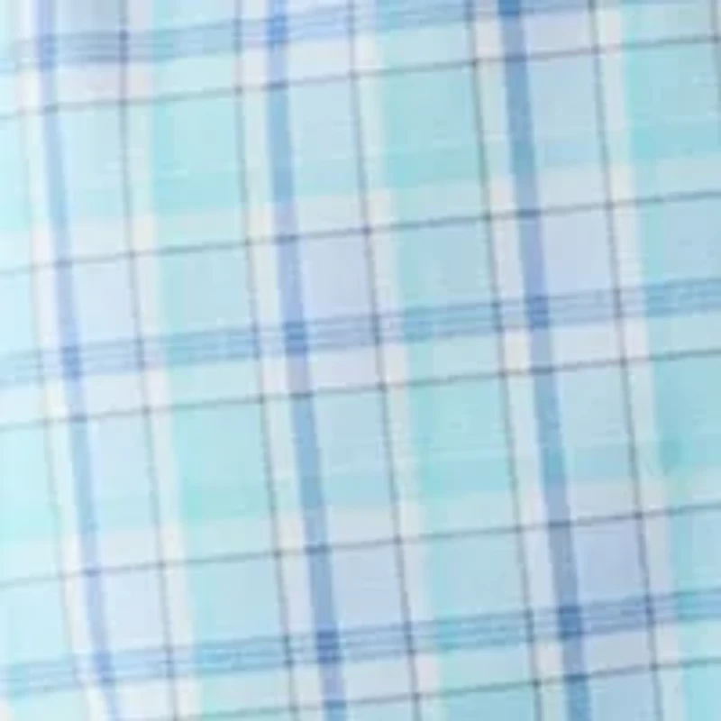 Stretch Plaid Button Down Shirt