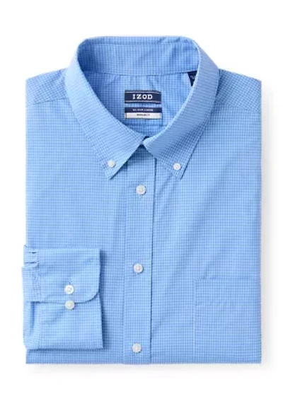 Men's All Over Stretch Button Down Dress Shirt