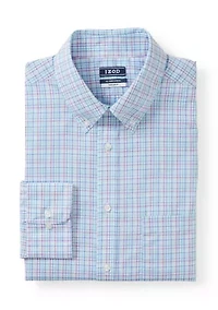Men's All Over Stretch Button Down Dress Shirt
