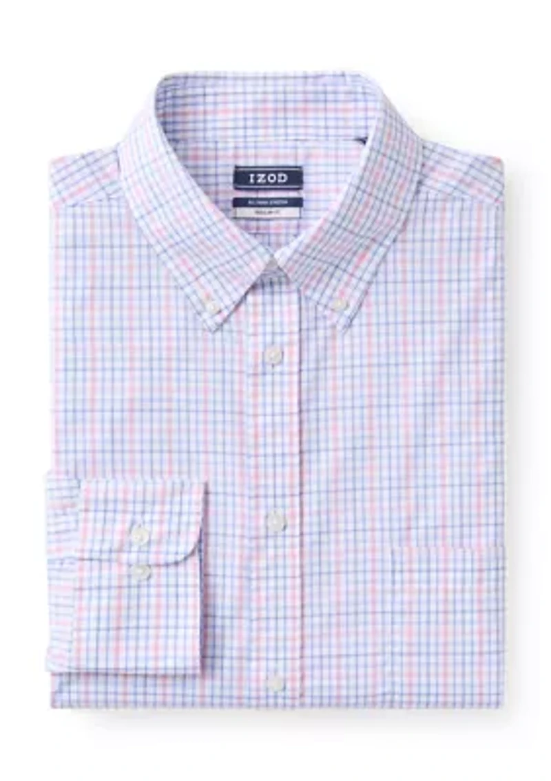 Men's All Over Stretch Regular Fit Button Down Shirt