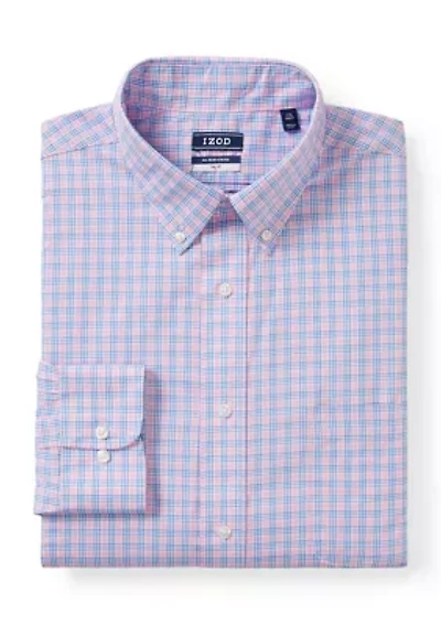 Big & Tall All Over Stretch Button Down Dress Shirt