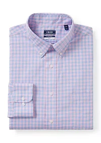 Big & Tall All Over Stretch Button Down Dress Shirt