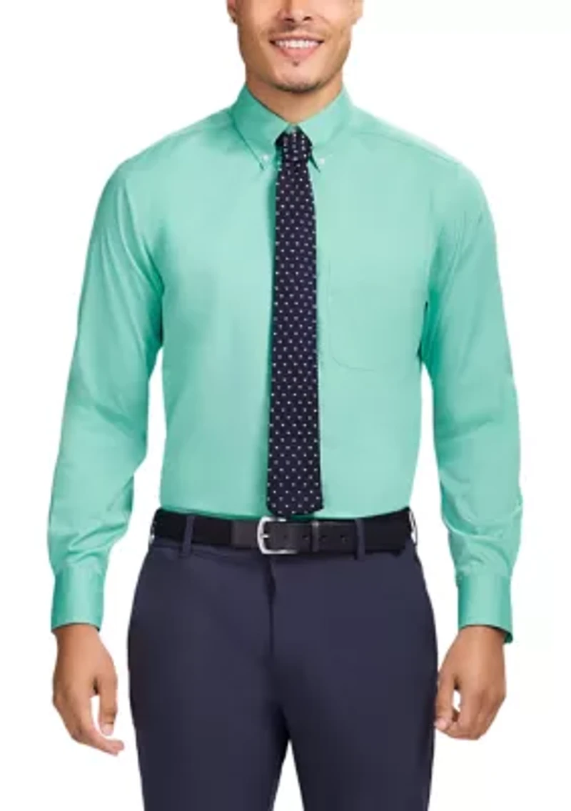 Men's All Over Stretch Regular Fit Button Down Shirt