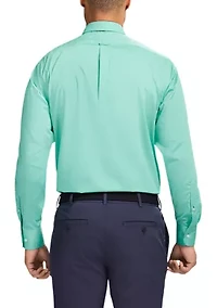 Men's All Over Stretch Regular Fit Button Down Shirt