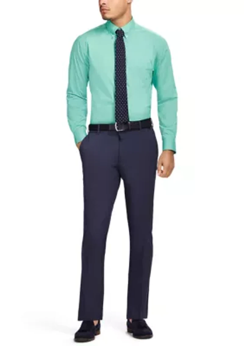 Men's All Over Stretch Regular Fit Button Down Shirt