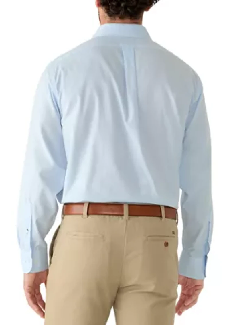 Men's Royal Texture Button Down Dress Shirt